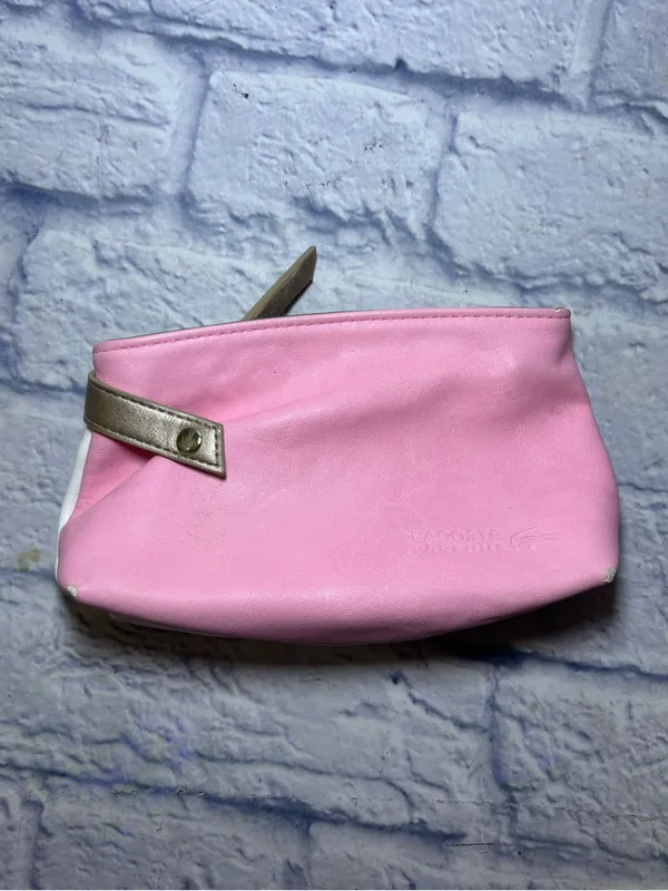 LACOSTE COSMETICS MakeUp Bag Pouch Vintage Pink Perfumes - Image 8