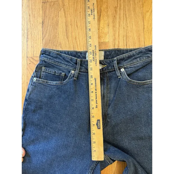 Everlane‎ Curvy Original Cheeky Jean Women Size 29 Blue Organic Cotton Crop - Image 3