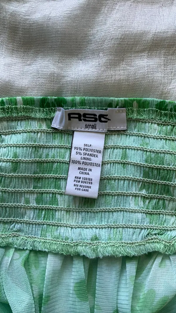 Tilly's RSQ Green Floral Tank Top - Image 3