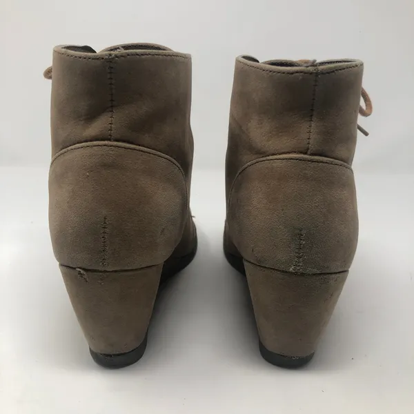 Steve Madden Domain Women's Lace Up Faux Suede Ankle Boots Size 9.5 - Image 6