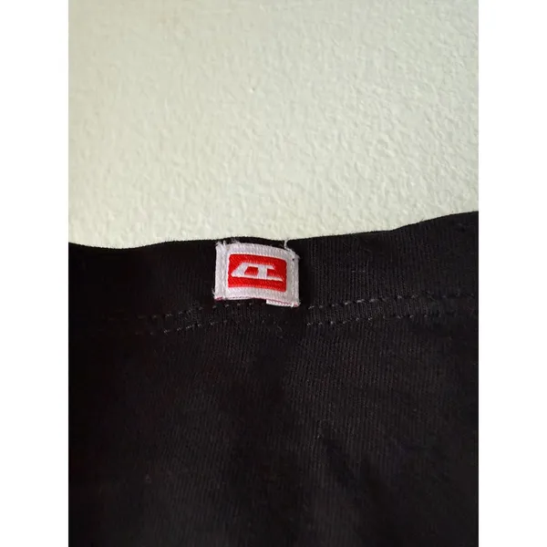 Diesel Mens Small Black Cotton Short Sleeve Crewneck Logo‎ T-Shirt 3160 - Image 5