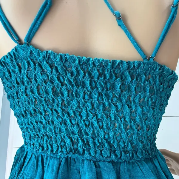 Free People Adella Crochet Tiered Camisole Sz. XS - Image 7