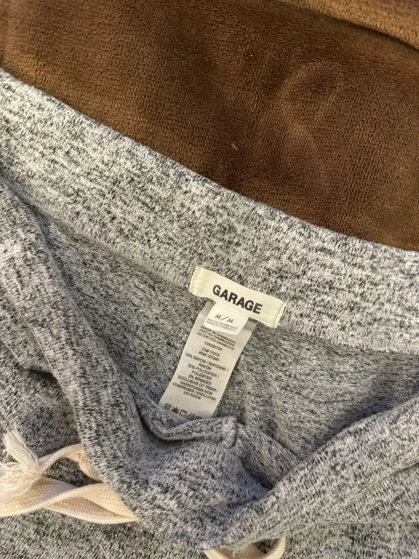 Garage Grey Fuzzy Jogger - Image 2