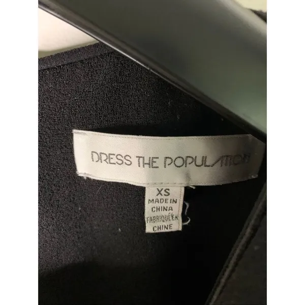 Dress the Population dress black women's size XS - Image 3