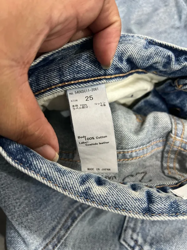 MOUSSY vintage made in Japan jeans the works size 25 - Image 17