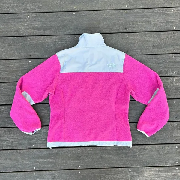 Hot Pink The North Face Fleece Denali Fleece Jacket Zip Up Jacket - Image 4