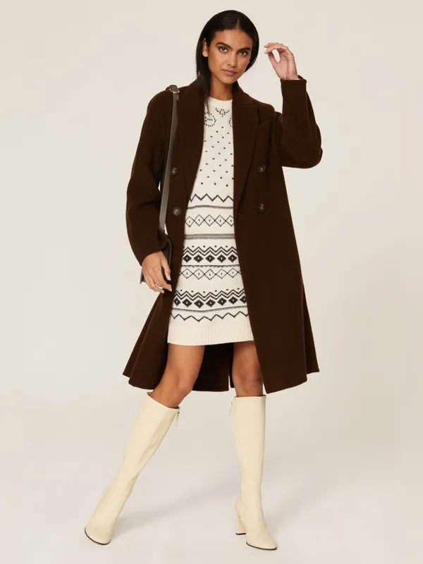 Thakoon‎ x Rent The Runway Fair Isle Wool Sweater Dress - Image 11
