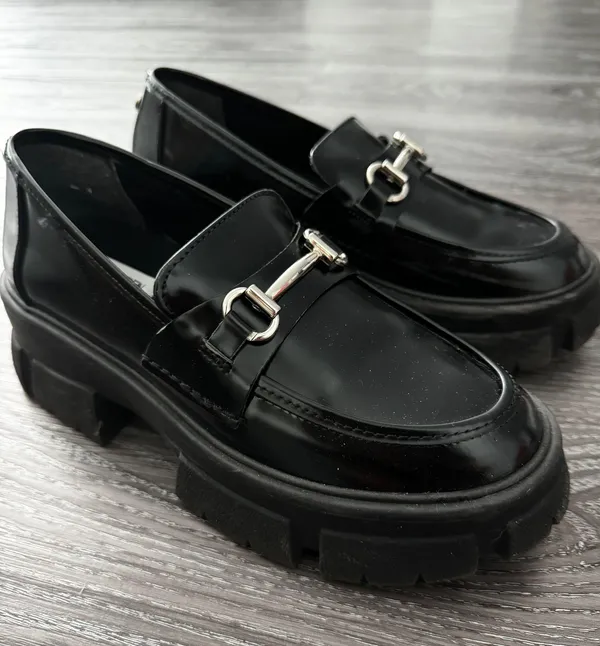 Steve Madden Black Platform Shoes - Image 2