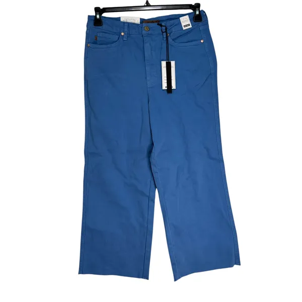 Judy Blue Sky Blue High Waist‎ Tummy Control Wide Leg Jeans JB88843 C Size 11/30 - Image 2