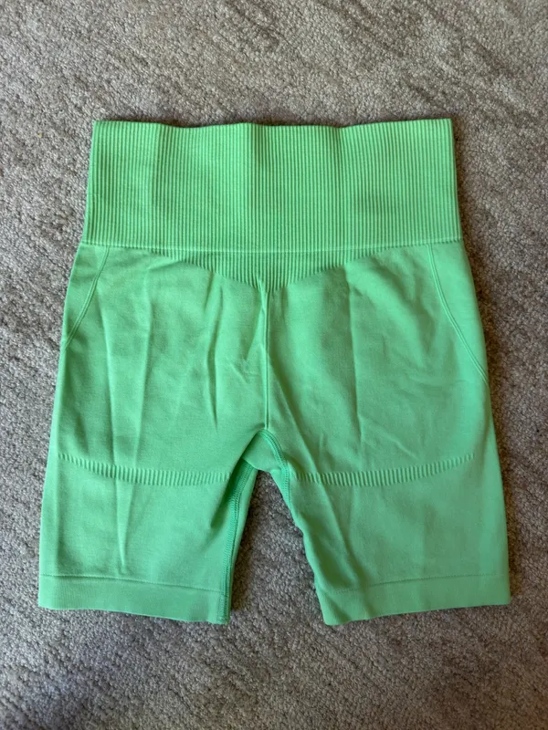 Green Biker Shorts Size M - Image 4