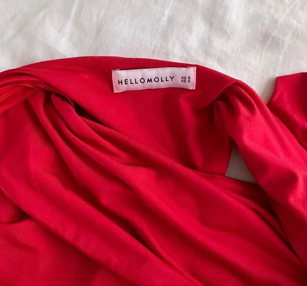 Hello Molly Feel It In My Soul Dress Red - Image 4