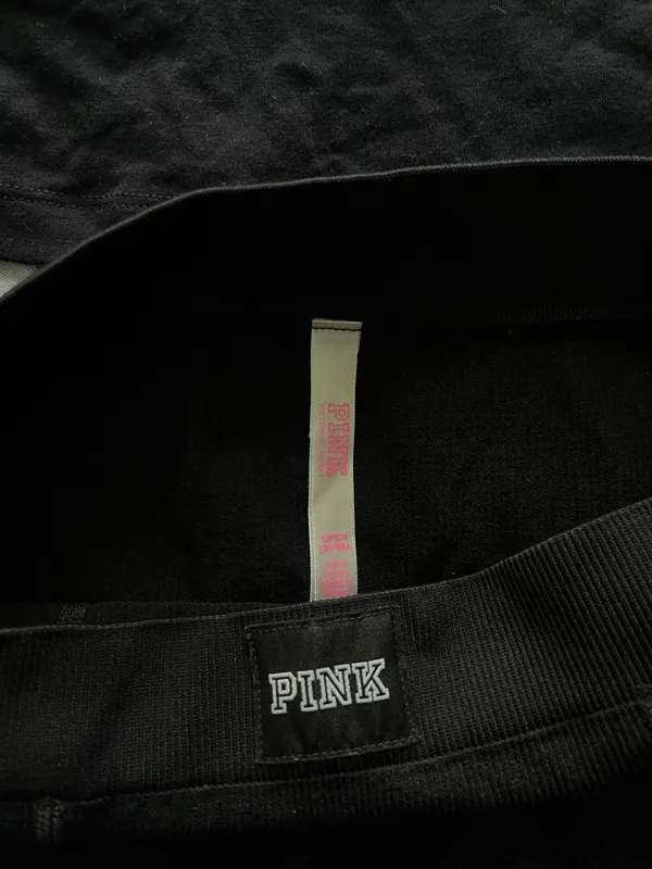 PINK - Victoria's Secret Black Tank & Short Set - Image 2