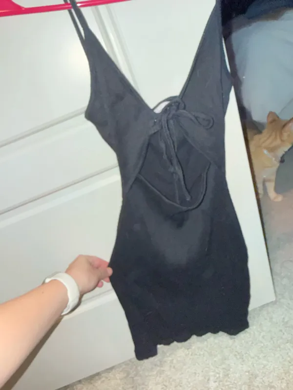 Urban Outfitters Black Mini Dress - Image 3