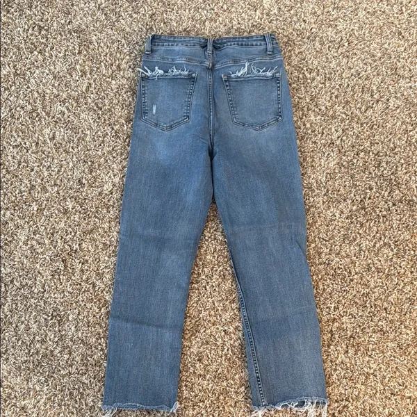 VERVET BY FLYING MONKEY Blue Straight Leg Jeans - Image 2