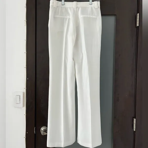 Zara Classic White Women's Trousers - Image 3