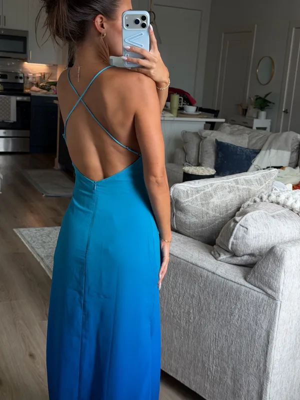 Hello Molly Dress Blue - Image 2