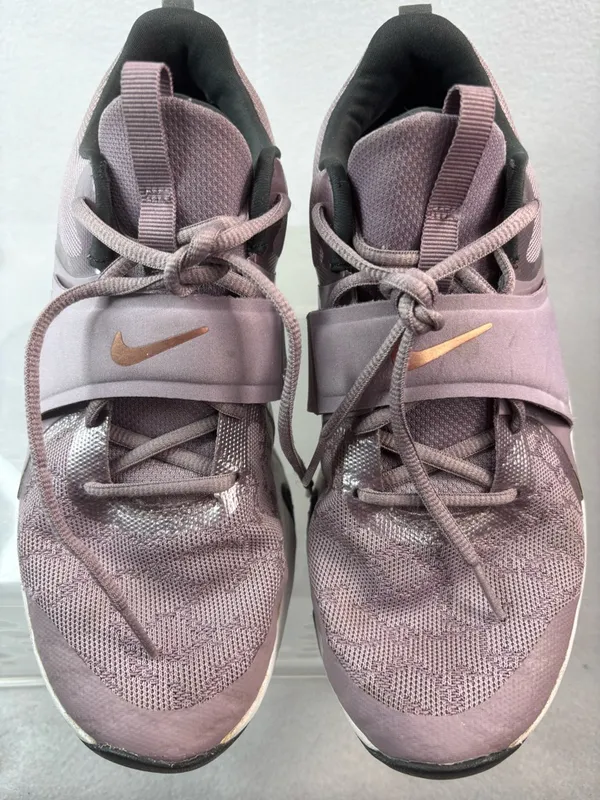 Nike Crew 10 Women's Mauve Cross-Training Sneakers w Rose Gold Swoosh - Image 12