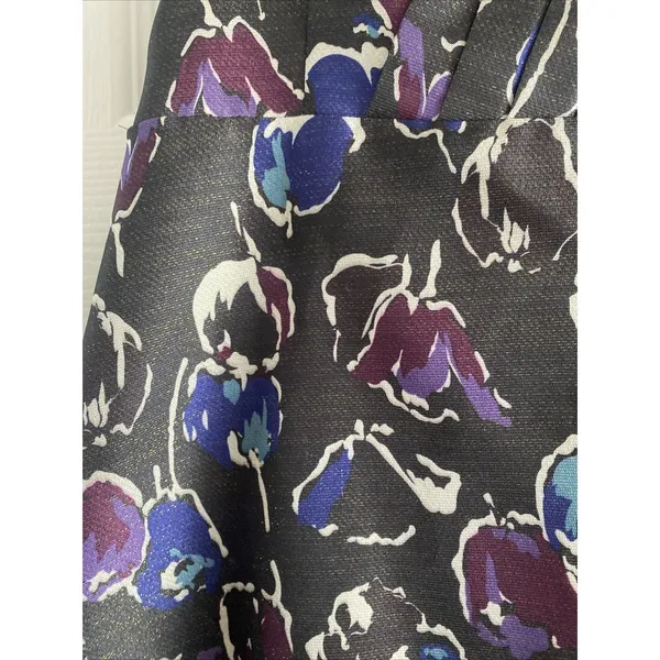 American Eagle Womens 10 Floral Strapless Mini Party Cocktail Dress Floral Event - Image 4