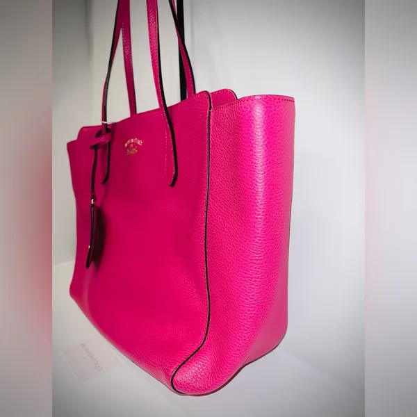 Gucci Pink Pebbled Leather Tote Bag 💗✨ - Image 3