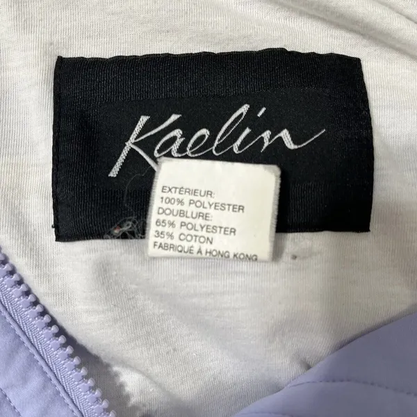 VINTAGE Kaelin Jacket Womens Purple Windbreaker Outdoors Ladies Size S/P EUC - Image 9