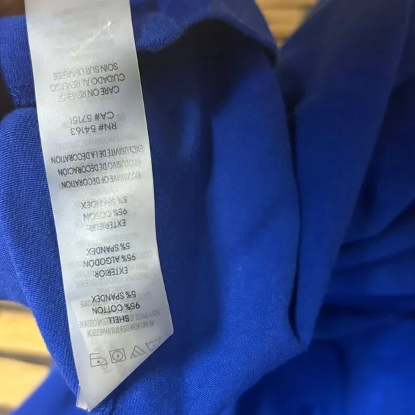 Calvin Klein Blue Lace Up Neck Dress Size Small‎ - Image 8