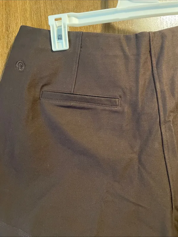 lululemon athletica High-Rise Dark Brown Tailored Shorts - Image 3