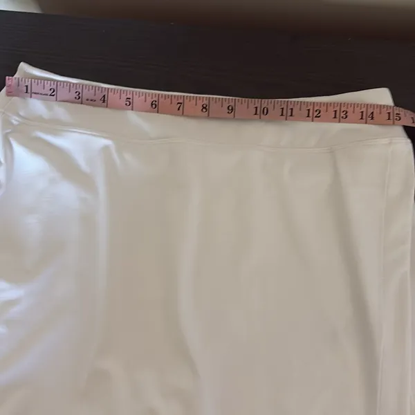 OUTDOOR VOICES Court Skort 4.5″ White Activewear‎ Tennis Pickleball Size L - Image 12