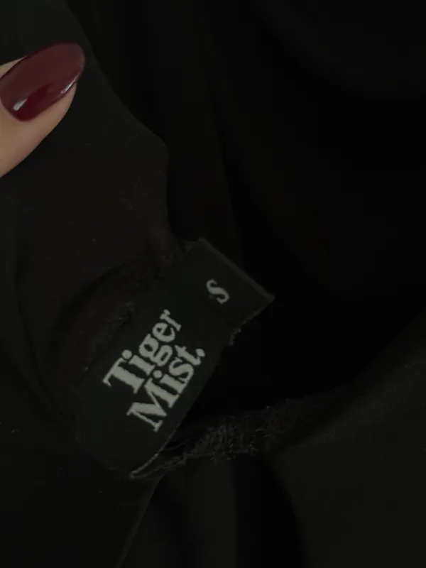 Tiger Mist Black Backless Joslin mini Dress - Image 5