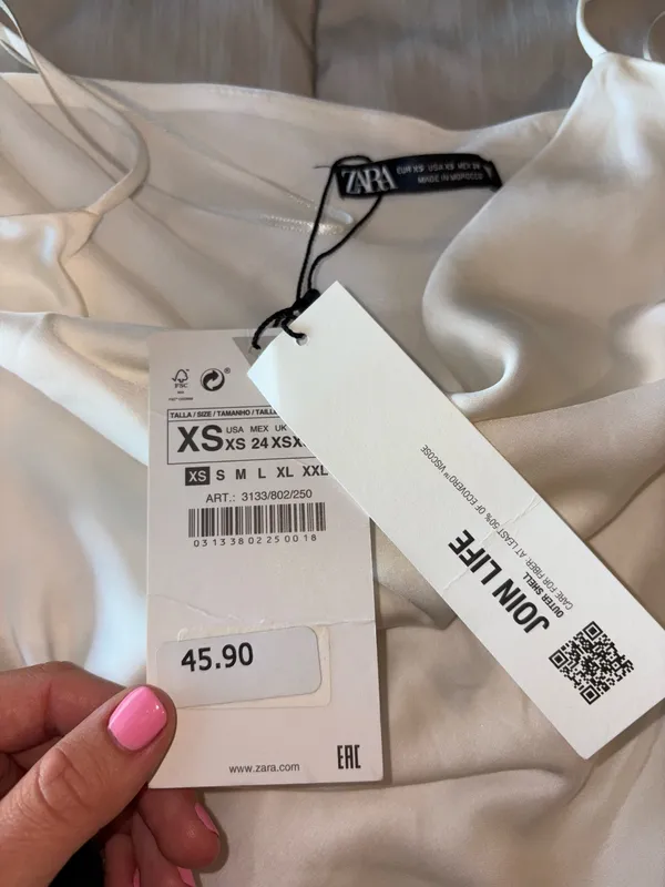ZARA Satin Mini Dress - Image 2