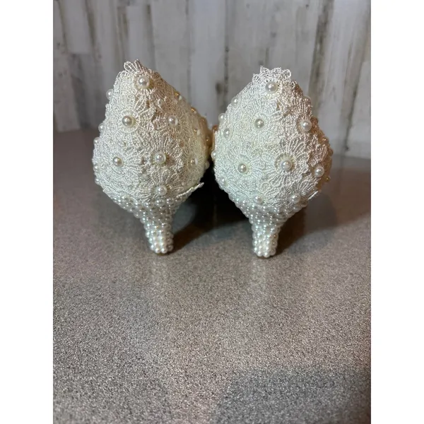 Crystal Queen Wedding Bride Shoes‎ size 42 - Image 2