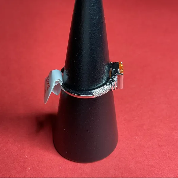 Bomb Party RBP8417 “Sparkle With Me” Lab Created Topaz on Rhodium Sz 10 Ring NWT - Image 2