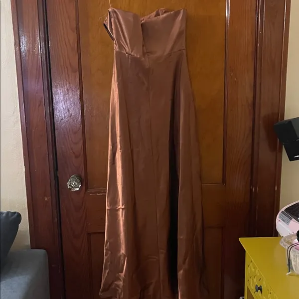 Birdy Grey Mia Dress shiny Satin Copper XS - Image 8