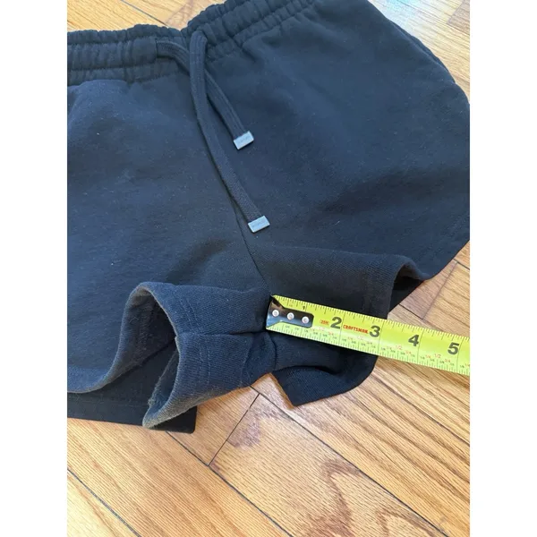 Talentless Black Cotton Sweatshorts Size Small - Image 6