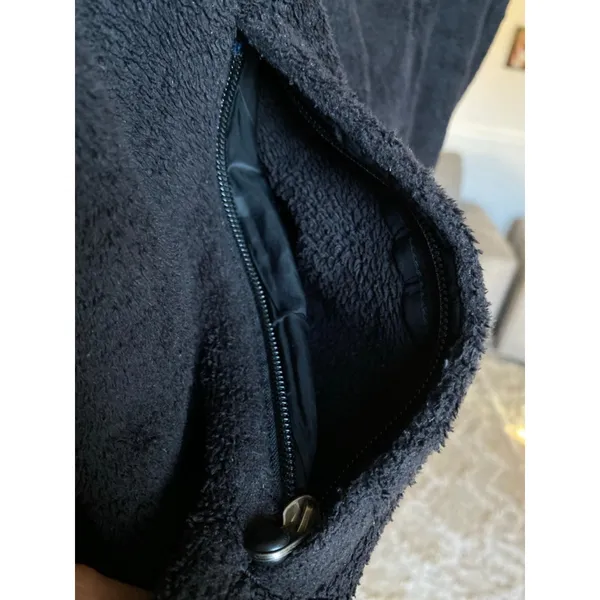 The North Face Fleece Jacket Full Zip Black Classic Outdoor Preppy Granola Hike - Image 6