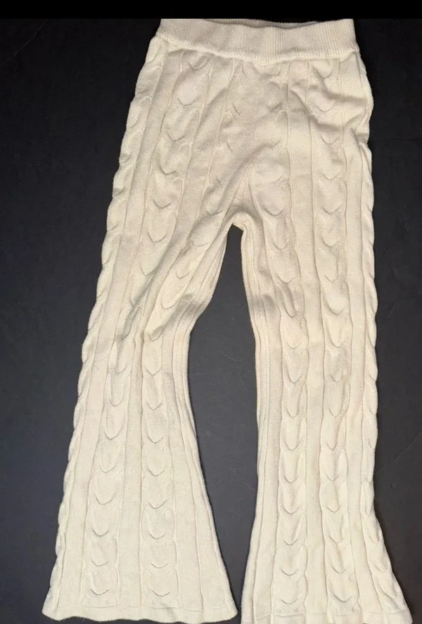 Cozy Flare Pants Tan - Image 3