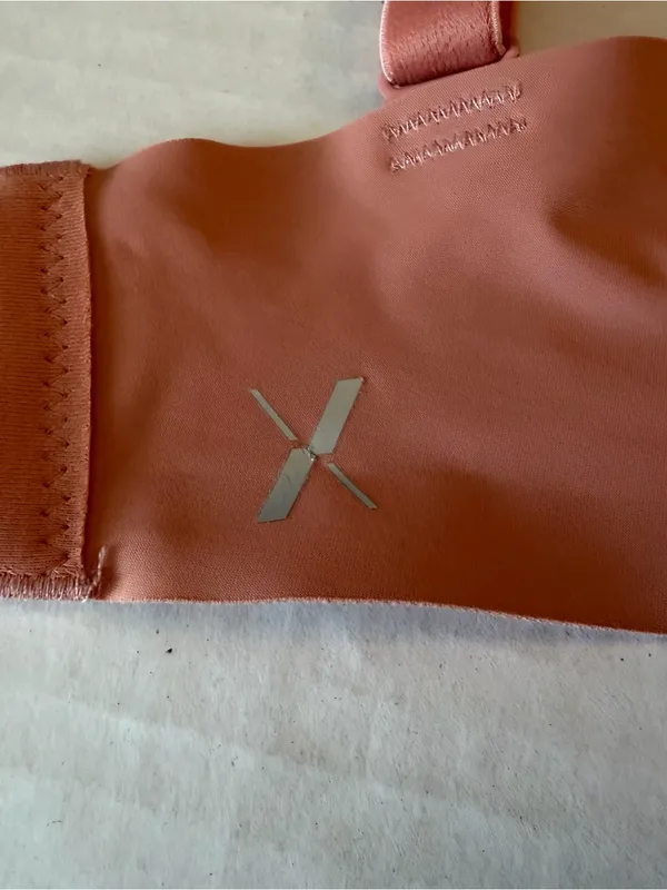 Knix Seamless Wireless Nursing Bra in Terracotta size 4 - Image 2