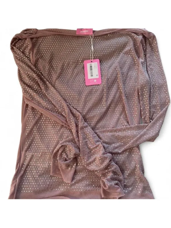Edikted Marena Rhinestone Cowl Neck Top medium - Image 3