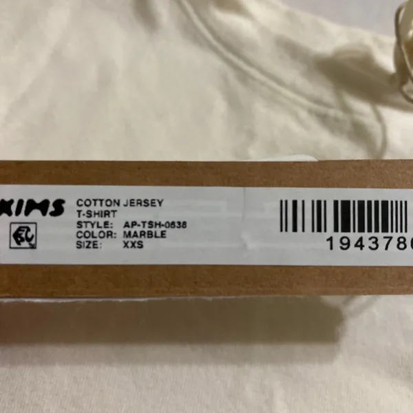 SKIMS Cotton Jersey T-Shirt XXS - Image 4