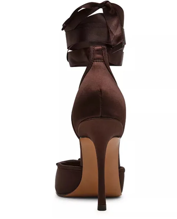 Steve Madden Women's Larina Lace-Up High-Heel Ballet Pumps - Image 3