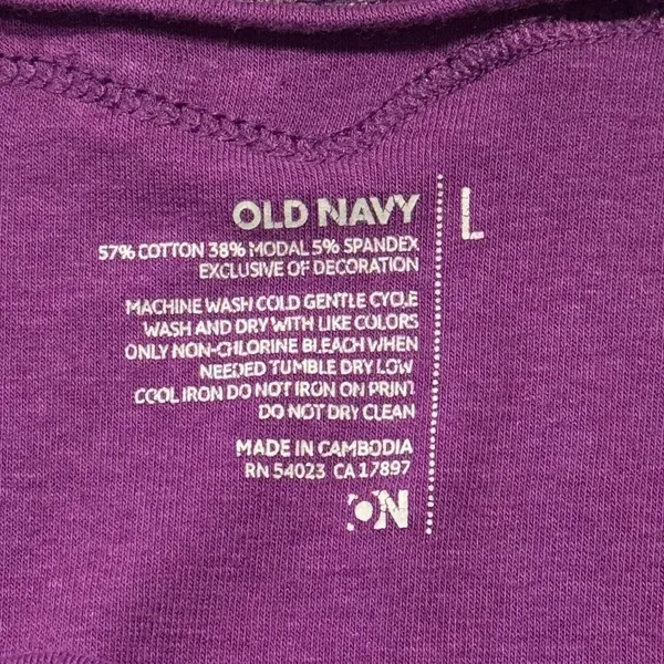 Old Navy Tank Y2K Lace Cottage Romantic Goth Dark‎ Academia Fairy Purple Large - Image 3