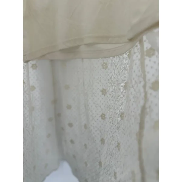 Universal Thread Skirt Women Small Cream Lace Floral Midi Boho‎ Cottage Romantic - Image 3