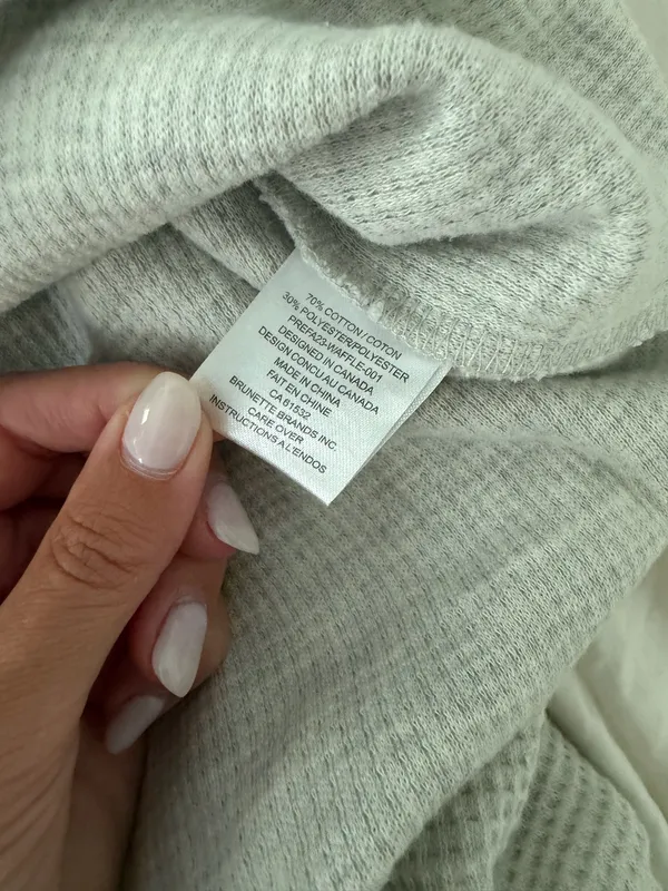 Gray Henley Size M - Image 3