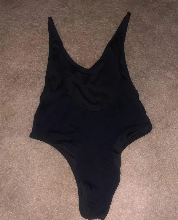One Piece Black Bikini - Image 4