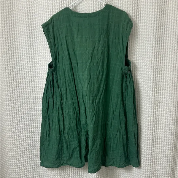 YFB Young Fabulous & Broke Green Cotton Mini Dress Large - Image 5