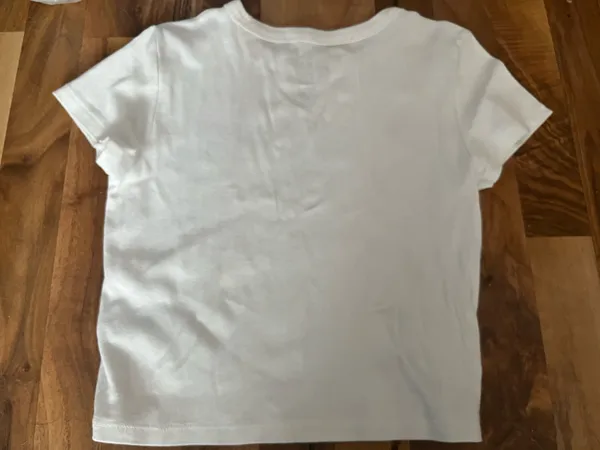 American eagle band tee shrit croped Rolling Stones M - Image 4