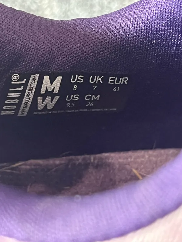 NOBULL Ripstop Runner Purple Tie Dye Women's 9.5 / Men's 8 Athletic Shoes - Image 9