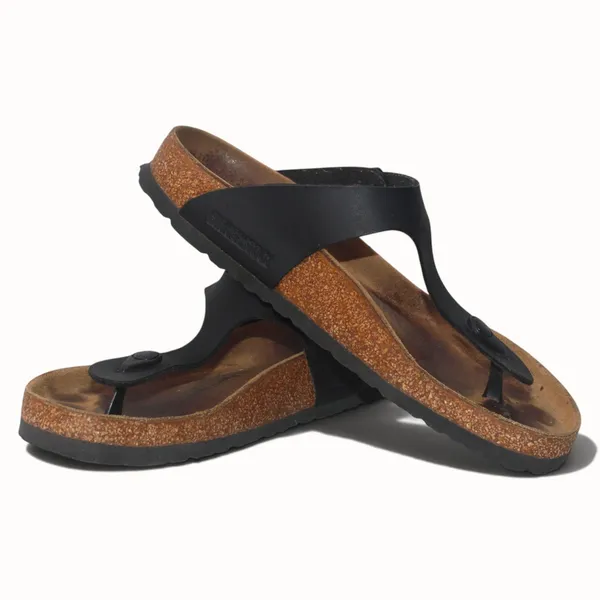 Birkenstock Gizeh Black Birko-Flor Sandals 40 Regular - Image 13