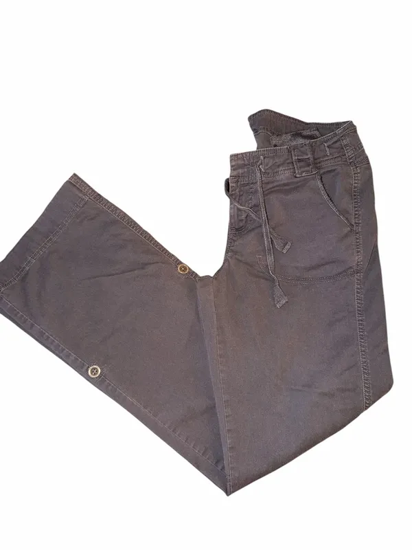 The North Face Women’s Gray Convertible Hiking Pants Drawstring Size 6 - Image 4