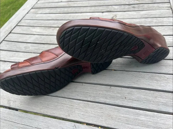 Ariat Brown Leather Strappy Slingback Sandals - Image 3