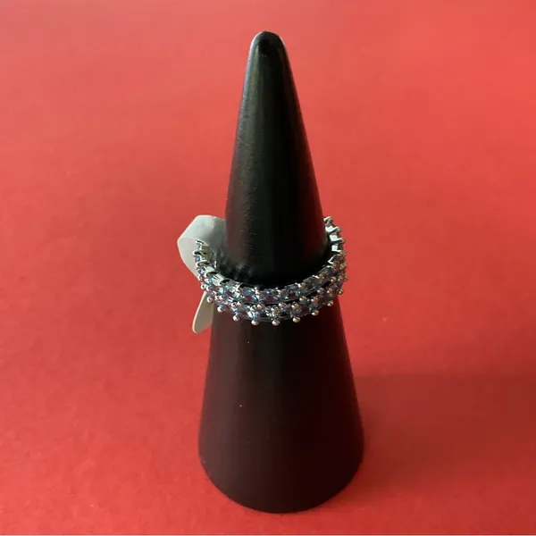 Bomb Party RBP5905 “Unspoken Dreams” Cubic Zirconia on Rhodium Size 7 Ring NWT - Image 2